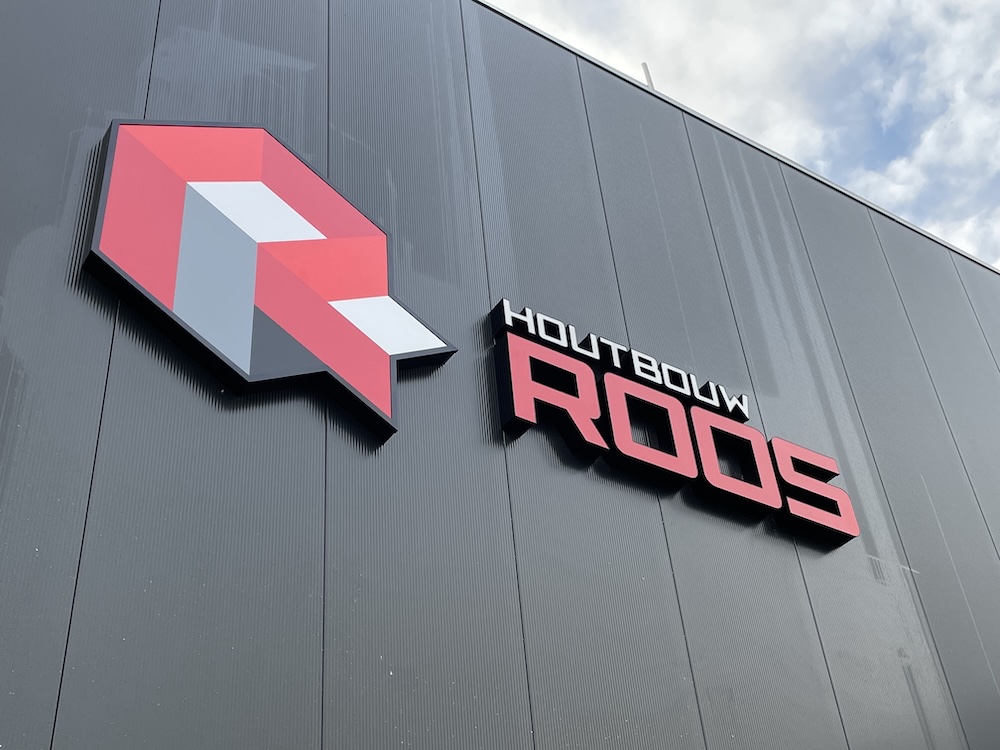 doosletters bouwbedrijf Roos